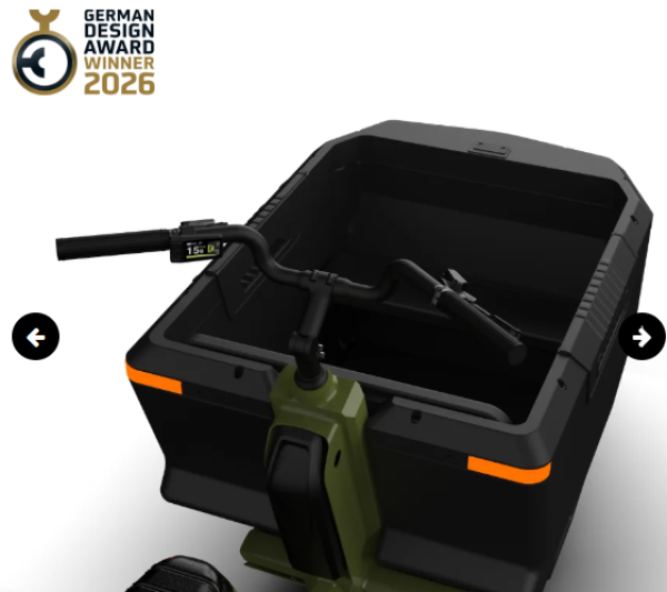 Elektro Transportfahrrad  CargoX, Familie, 2 Rad, mit Code, Hydr. Bremsen,  versch. Farben